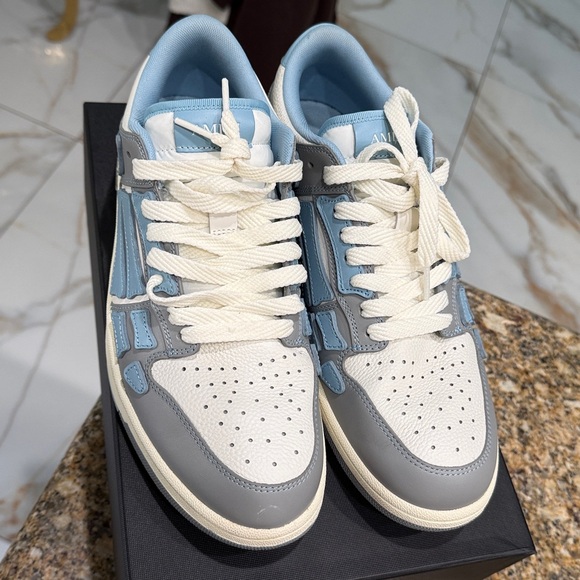 AMIRI Light Blue and Gray Sneakers - Picture 2 of 7